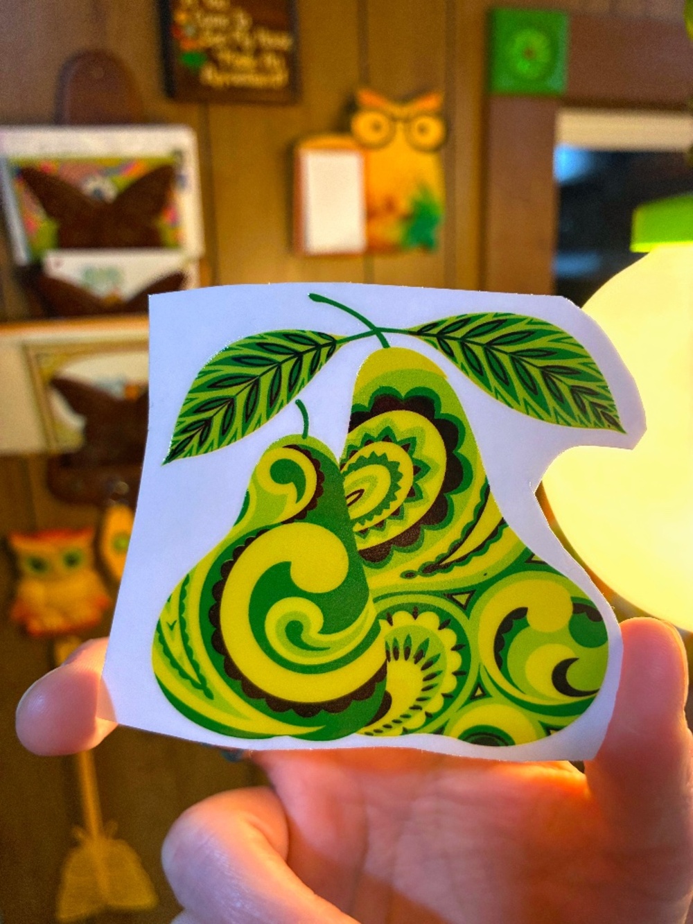 Groovy Pear Decal